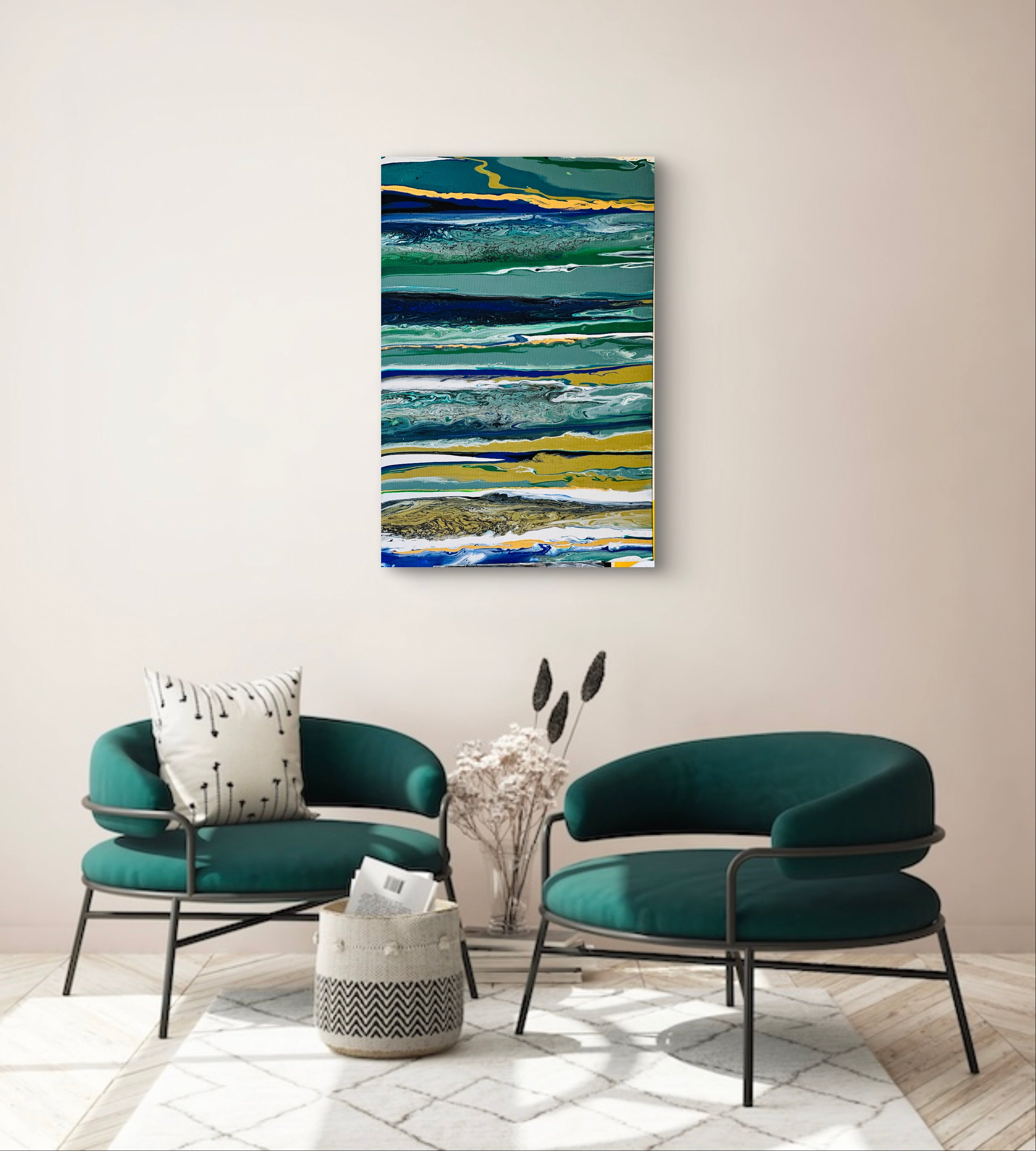 Oceanic Strata 24x36 – Lucid Galleria